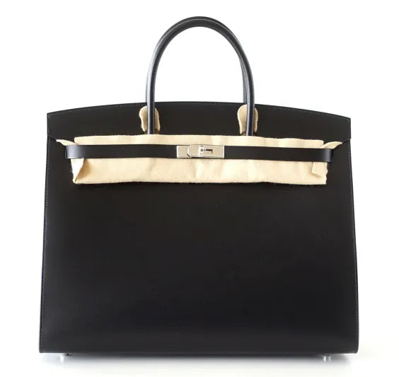 Birkin 40 Bag Sellier Black Limited Edition