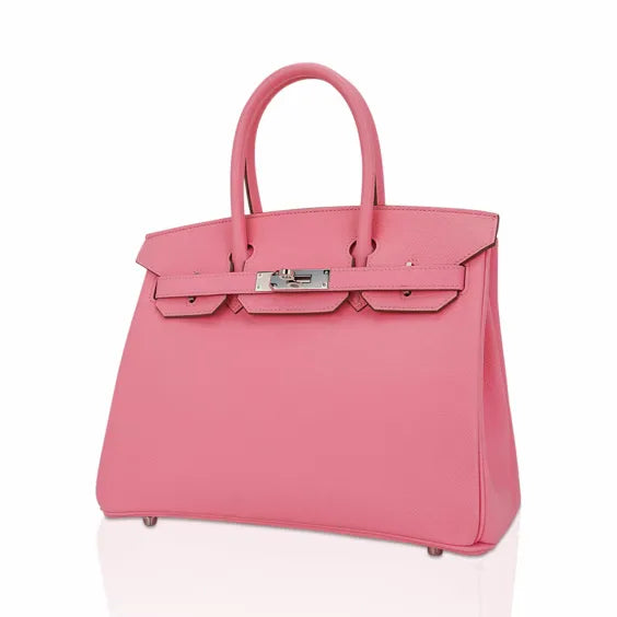 Birkin 30 Bag Rose Confetti Epsom Leather with Palladium Hardware