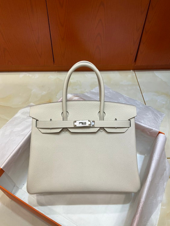 In Stock Birkin Milkshake White